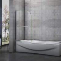 AICA page-baignoire 70x130cm pivotant à 180 degrés en verre securit AICA page-baignoire 70x130cm pivotant à 180 degrés en verre securit