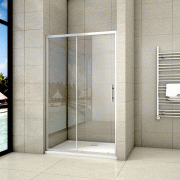 Porte de douche coulissante 120x190cm en niche porte de douche AICA Porte de douche coulissante 120x190cm en niche porte de douche AICA